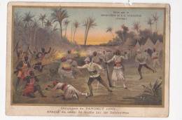 Chromo Chocolat AIGUEBELLE Campagne Du Dahomey Camp De Dogba 46 - Aiguebelle