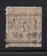 North German Confederation Used Scott #11 -18kr Bister, Rouletted - Used