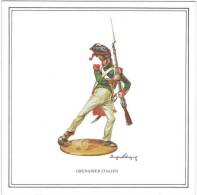 Vieux Papiers - Images - Fiches Illustrées - Soldats De L'époque Napoléonienne - Napoléon - 11 Fiches - Geschiedenis