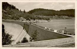 AK Schluchsee, Staumauer, Ung (Menschen) - Schluchsee