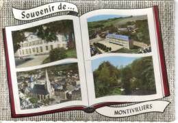 CPSM MONTVILLIERS (Seine Maritime) - Souvenir De....4 Vues - Montivilliers