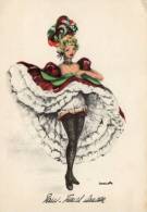 PARIS - Danseuse De French Cancan (gravure). - Kabarett