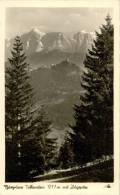 AK Burgruine Falkenstein Mit Zugspitze, Ung (Pfronten Im Allgäu) - Zugspitze