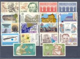 Lot A Le Faciale! Europa. Espagne (9) Series Completes Sans Charniere Xx - Collezioni