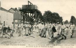 CPA 52 MANOEUVRES DE FORTERESSE 1906 SIEGE DE LANGRES RESERVOIRE D EAU DU CHEMIN DE FER DES BATTERIES DU SIEGE - Langres