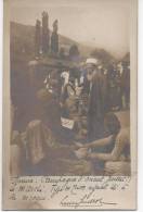 GRECE  FLORINA  CAMPAGNE D'ORIENT JUILLET 1918  CARTE PHOTO  LE MARCHE TYPE TURC - Greece