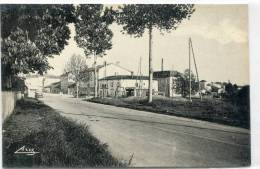 CPSM 01 PONT DE VAUX ROUTE DE FLEURVILLE - Pont-de-Vaux