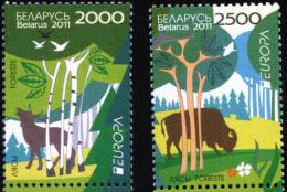 Mint Stamps Europa CEPT 2011  From Belarus - 2011