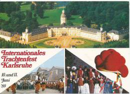 PK-CP Deutschland, Internationales Trachtenfest Karlsruhe Juni 1989., Ungebraucht, Siehe Bilder! - Karlsruhe