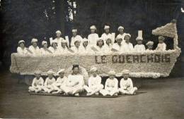 LA GUERCHE SUR L'AUBOIS (18) Carte Photo Cavalcade Char Gros Plan - La Guerche Sur L'Aubois