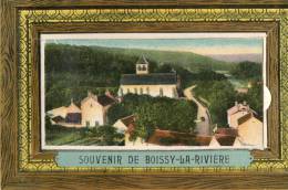 BOISSY LA RIVIERE (91) Carte à Système Dépliant - Boissy-la-Rivière