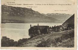 CPA Environs De Yenne (73): HAUTECOMBE - L' Abbaye, Le Lac Du Bourget Et La Ville D' Aix Les Bains - Yenne