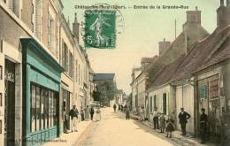 18 - CHATEAUMEILLANT - CHER - Entree De La Grande-Rue - Colorisée - Toilée - Très Bon état - 2 Scans - Châteaumeillant