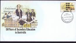 1982  24c Pre-stamped Enveloppe 150 Years Secondary Education In Australia FD Cancel - Postal Stationery