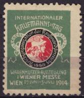 1914 - 1st. WIEN AUSTRIA - International Exposition (Trade Fair) - LABEL / CINDERELLA - Andere & Zonder Classificatie