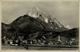 AK Mittenwald Gegen Wetterstein, Gel 1932 - Mittenwald