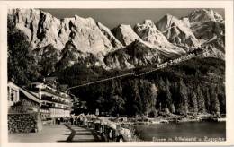 AK Eibsee Mit Riffelwand Und Zugspitze, Gel 1941 (Garmisch-Partenkirchen) - Zugspitze