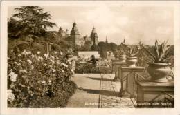 AK Aschaffenburg, Blick Vom Pompejanum Zum Schloß, Ung - Aschaffenburg