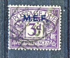 Occupazione Britannica AOI - MEF 1942 Segnatasse SS 5 N. 4  P 3 Violetto USATO Cat. € 10 - British Occ. MEF