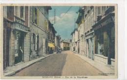 38 // MOIRANS   Rue De La République,   Colorisée,  Combier édit ** - Moirans