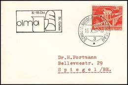 Switzerland 1959, Small Format Cover, Automobil - Post Office - Lettres & Documents