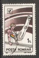 Romania 1991  Gymnastics  (o) - Oblitérés