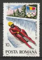 Romania 1992  Winter Olympics, Albertville  (o) - Gebraucht