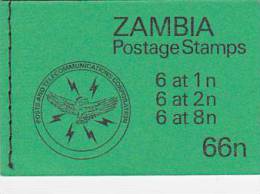 Zambia Definitive Booklet SB 8 MNH - Zambia (1965-...)