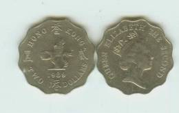 HONG KONG ---2 DOLLARS COIN----1989----- - Hong Kong