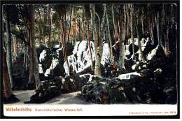 Kassel Wilhelmshöhe  -  Steinhöfer`scher Wasserfall  -   Ansichtskarte Ca.1908    (1742) - Kassel