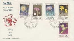 Pitcairn Islands 1973 Flowers FDC - Pitcairninsel