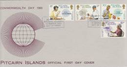 Pitcairn Islands 1983 Commonwealth Day FDC - Pitcairn Islands