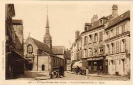 VILLERS-COTTERET - Rue De L' Hotel De V Ille Et L' église  (55238) - Villers Cotterets