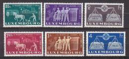Q3097 - LUXEMBOURG Yv N°443/48 ** Europe Unie (inclusion De Papier Sur 448) - Neufs