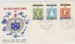 Samoa 1969 3rd South Pacific Games FDC - Samoa (Staat)