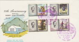 Samoa 1969 75th Anniversary Death Of Lois Stevenson FDC - Samoa (Staat)