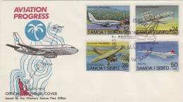 Samoa 1978 Aviation Souvenir First Day  Cover - Samoa (Staat)