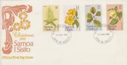 Samoa 1981 Christmas-Flowers FDC - Samoa (Staat)