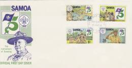 Samoa 1982 75th Anniversary Of Scouting FDC - Samoa (Staat)