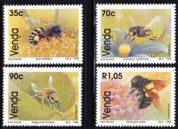 Venda - 1992 - Bees - Complete Set MNH - Abeilles