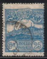 San Marino - 1903 - Cifra O Veduta - Sass. 38 (o) - Used Stamps