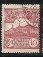 San Marino - 1903 - Cifra O Veduta - Sass. 36 (o) - Used Stamps