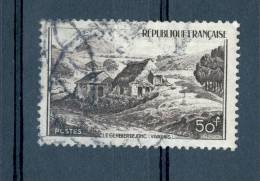 VARIÉTÉS FRANCE  1949   N° 843 MONT GERBIER DE JONC    OBLITÉRÉ - Usados