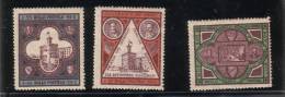 San Marino - 1894 - Palazzo Del Governo - Sass. 23-25 Serie Completa * - Unused Stamps