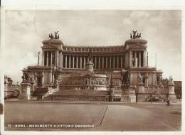 ITALY 1938  –ROME – MONUMENT TO KING VICTOR EMANUELE – ALTARE DELLA PATRIA –SHINING LOWER RIGHT CORNER SLIGHTLY BENT  AD - Altare Della Patria