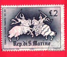 SAN MARINO - 1963 - Usato - Giostre E Tornei - 2 L. • Torneo Di Cavalieri - Used Stamps