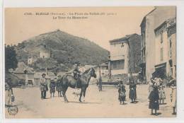 43 // BLESLE   La Place Du Vallat, La Tour Du Massadou   4708 - Blesle