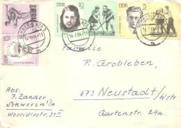 DDR / GDR - Umschlag Echt Gelaufen / Cover Used (b299)- - Lettres & Documents