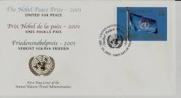 =UNO NY FDC 2001 - Lettres & Documents