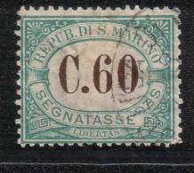 San Marino - Segnatasse - 1897-1919 - Sass. 5 (o) - Timbres-taxe